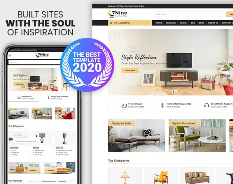 7nine - Furniture and Interior Shopify theme by Webheay