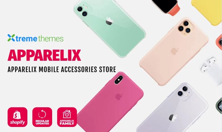 Mobile accessories Shopify template by Xtremethemes