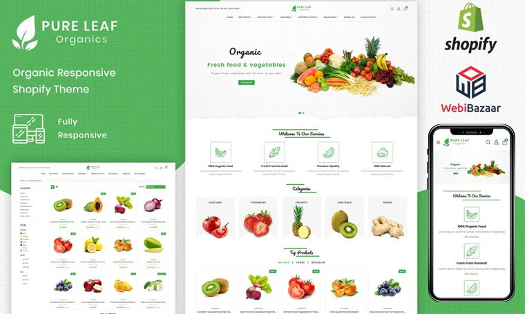Pureleaf - Shopify theme