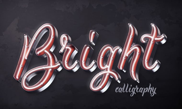 Bright Calligraphy font by Gleb Guralnyk